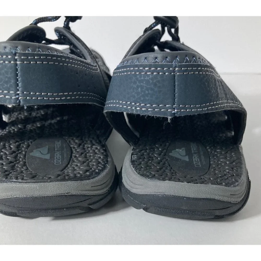 Mens Ozark Trail Closed Toe Hiking‎ Water Sandal Shoe Blue M7 W8.5